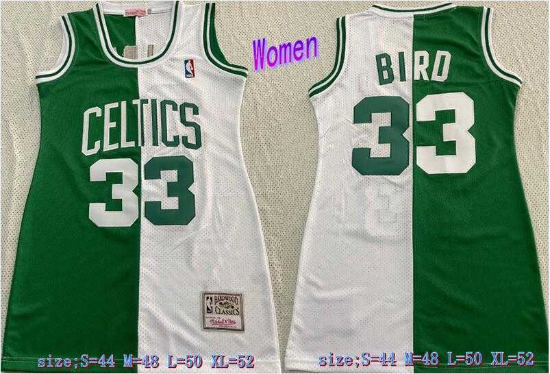 Women Celtics 33 Larry Bird Split Green White Hardwood Classics Jersey,We sell and wholesale Women Celtics 33 Larry Bird Split Green White Hardwood Classics Jersey on line form chian!
